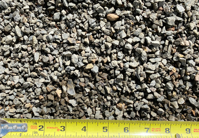 clean crushed gravel