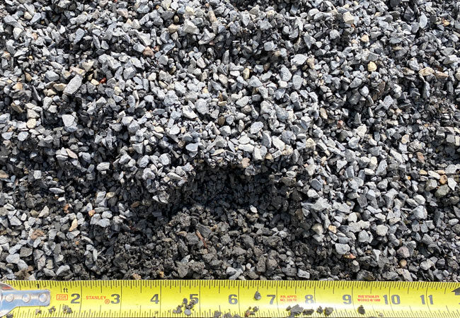 crushed gravel